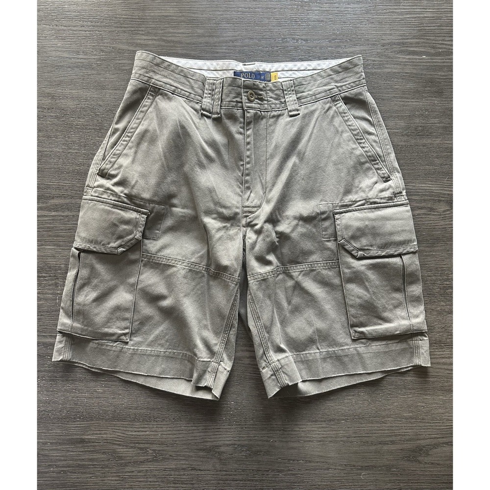 Polo Ralph Lauren Men's Cargo Pocket Classic Chino Shorts. Size 32. Mount Green.